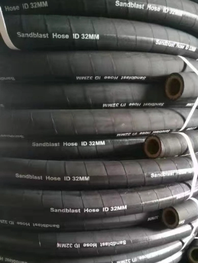 Wearing Abrasion Resistant Durable 6-51mm Sandblasting Rubber Hose for Transporting Mud &amp; Sand