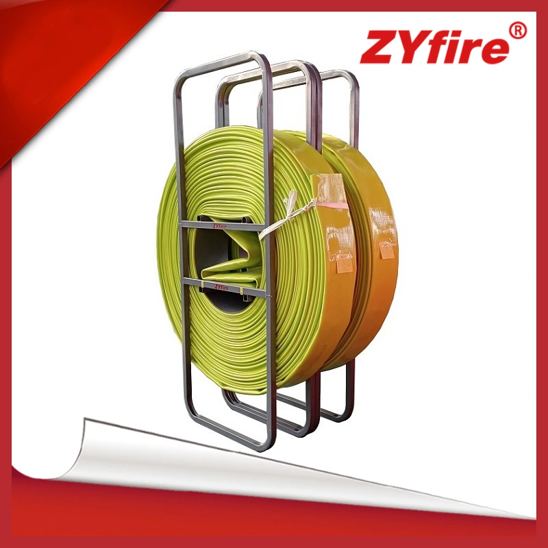 Zyfire Irrigation or Oil Heavy Duty Large Diameter Abrasion Resistant TPU Layflat Drag Hose