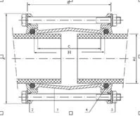 China Factory Made Good Product Dismantling Joint Universal Coupling Gibault Joint Expansion Joint for Pipe/PVC Pipe