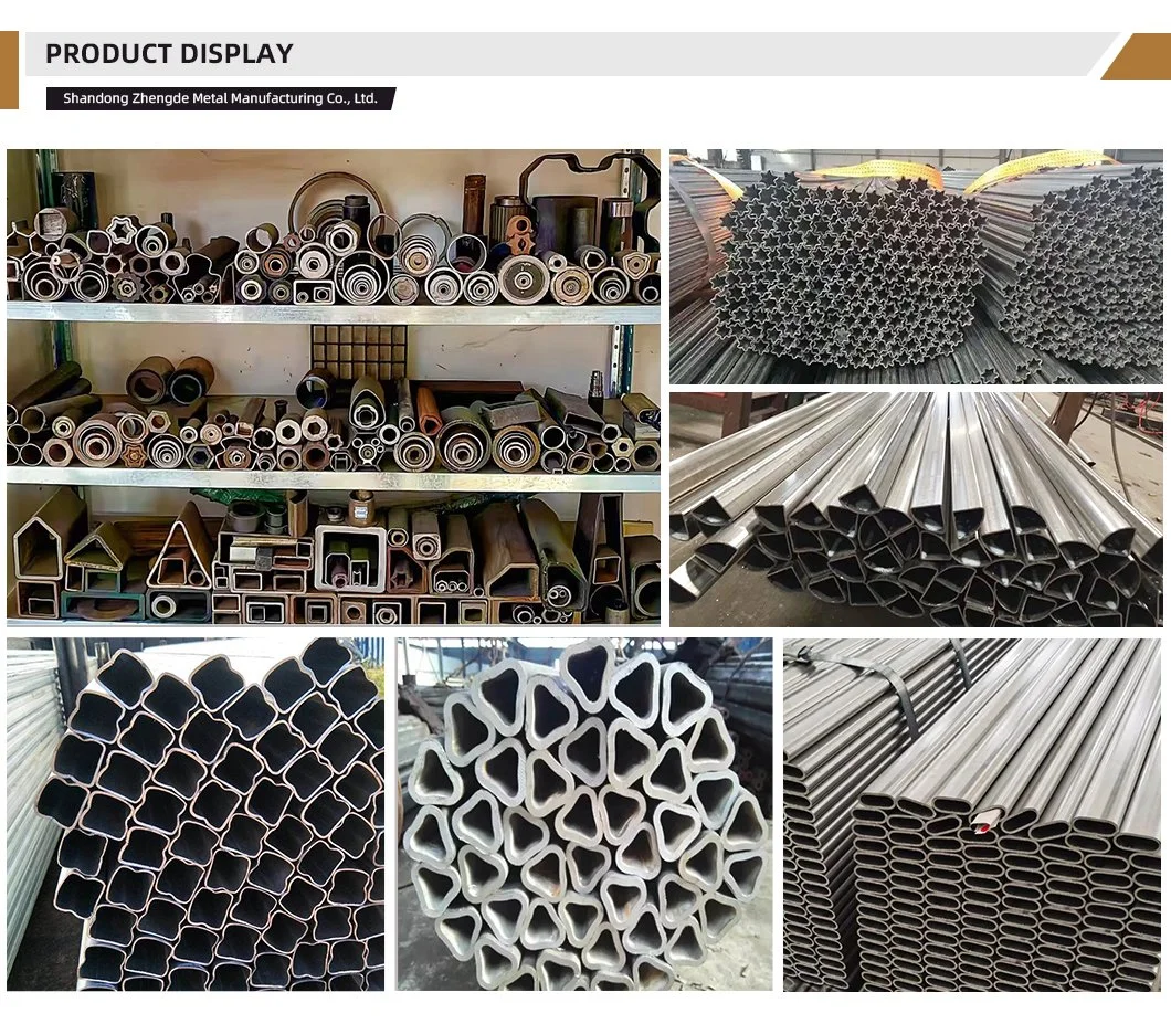 Factory Cheap Q235/Q355/L245/L290/X42/ISO/DIN/Ht/Qt Special Shaped Steel Pipe/Tube