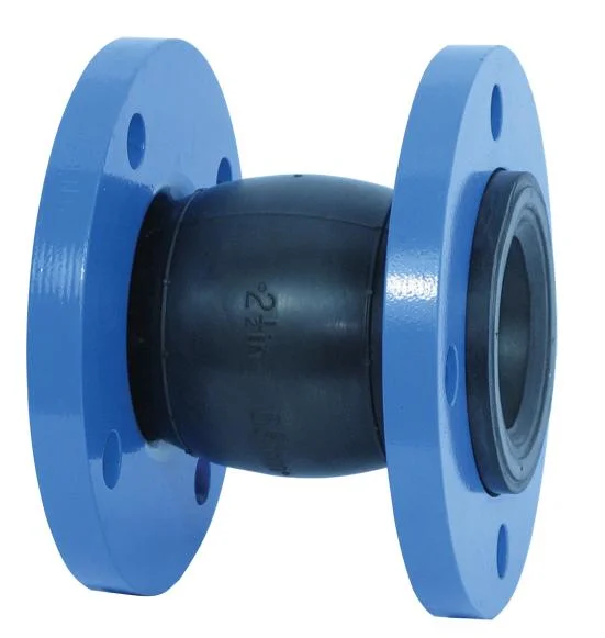 Flange Single Ball Flexible Rubber Expansion Joint Tube with Limit Rod