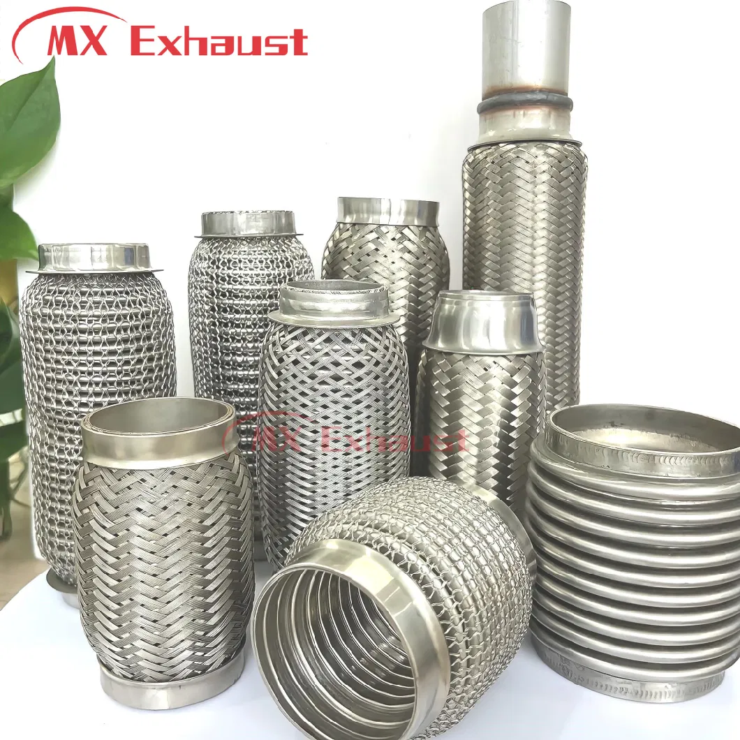 Stainless Steel 304 Exhaust Corrugated Connection Joint Flexible Flex Pipe and Tube