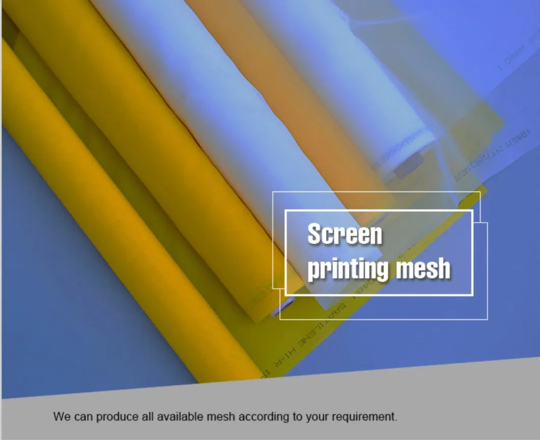 Superior Long-Lasting Weaving 330 Mesh Screen Printing Mesh for Touch Screen Panel Printing