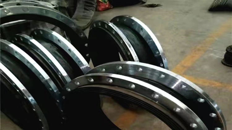 DN400; Class 150; L=255mm; Flange Connector Rubber Expansion Joint Galvanized