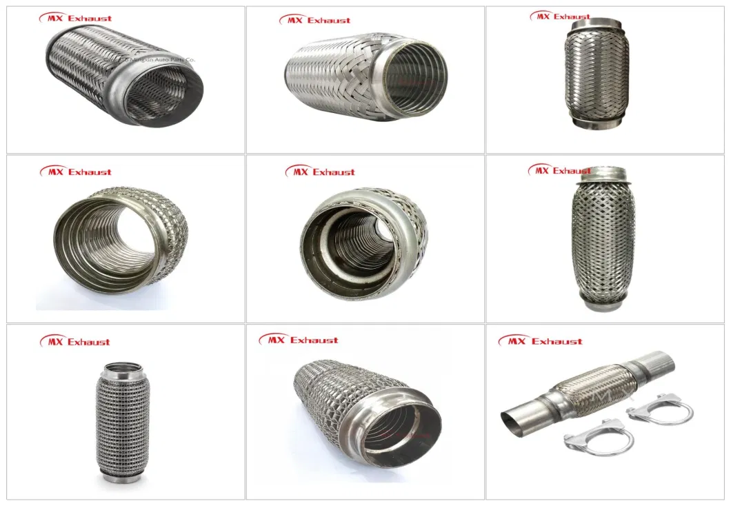 Stainless Steel 304 Exhaust Corrugated Connection Joint Flexible Flex Pipe and Tube