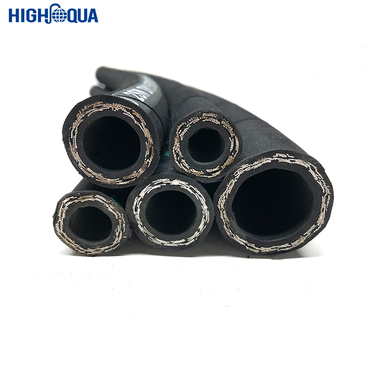 High Pressure Oil and Wear Resistant Hydraulic Rubber Hose with SAE 100r2at / 2sn