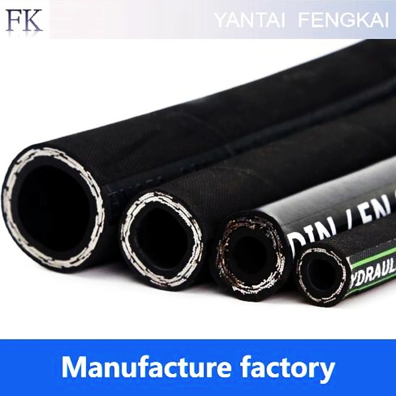 2 3/4&quot;Chemical Machinery Oil Resistant Flexible High Pressure Rubber Hydraulic Hoses