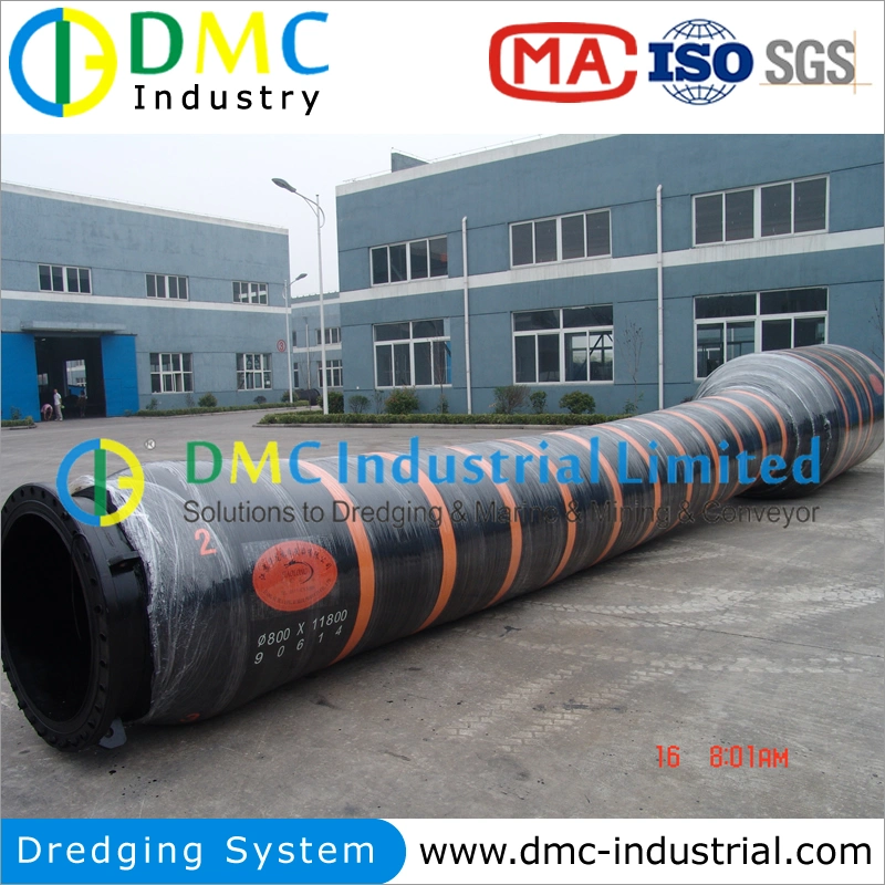 Marine Rubber Floating Dredging Floating Hose with Steel Flange, Dredging Pipes, Rubber Hoses