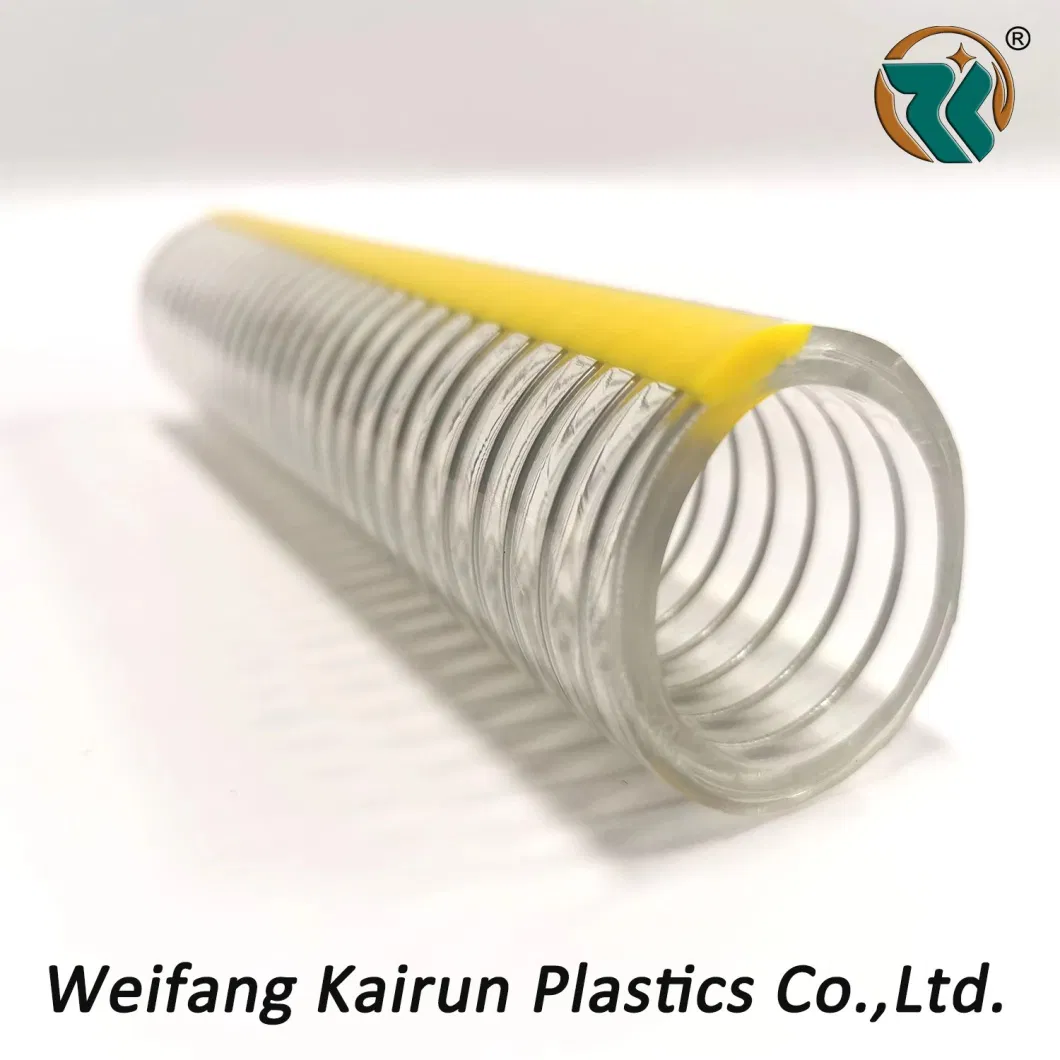 PVC Flexible Dust Collector Hose Clear Fiber Braided Water Reinforced Hose Pipe