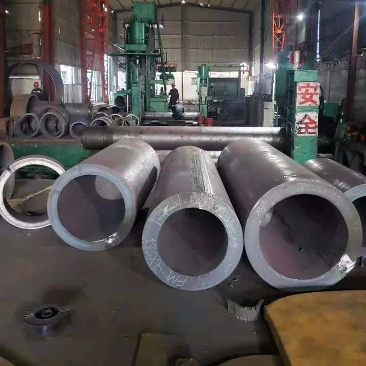 ASTM A106 API5l A53 Seamless Steel Pipe Carbon Casing Steel Casing Tube Hot Rolled Precision Casing Galvanized Black Oil Thick Wall Steel Pipe