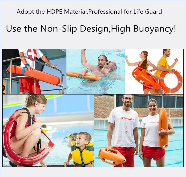 Handle Life Preserver Lifeguard Rescue Can Float Buoy Tube Torpedo Float for Water Life Saving