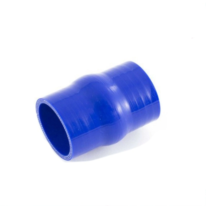 Blue Reinforced Silicone Straight Hose