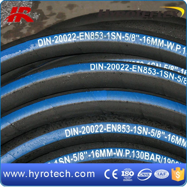 One Wire Braided High Pressure Hose Oil Resistant Hydraulic Hose SAE 100r1at