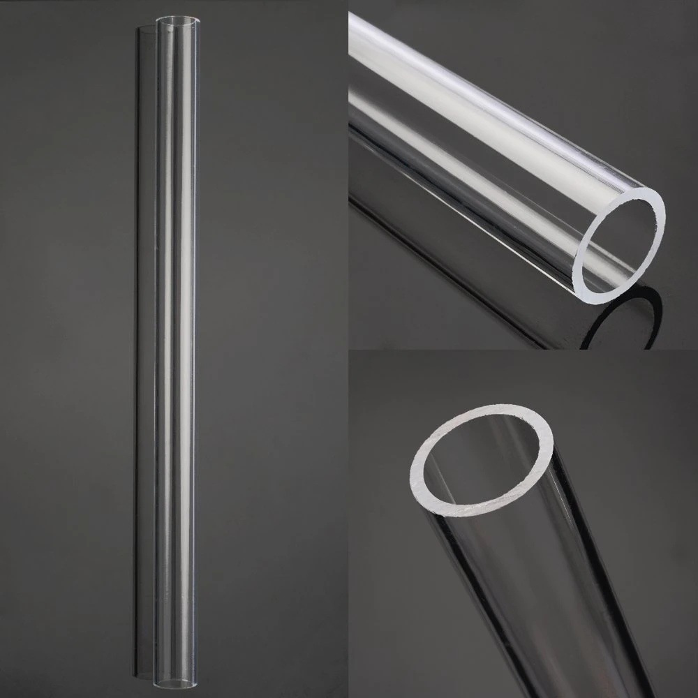 Various Diameters Extruded Acrylic Pipes Optical Transparent Grade Plastic Acrylic Round Tubes