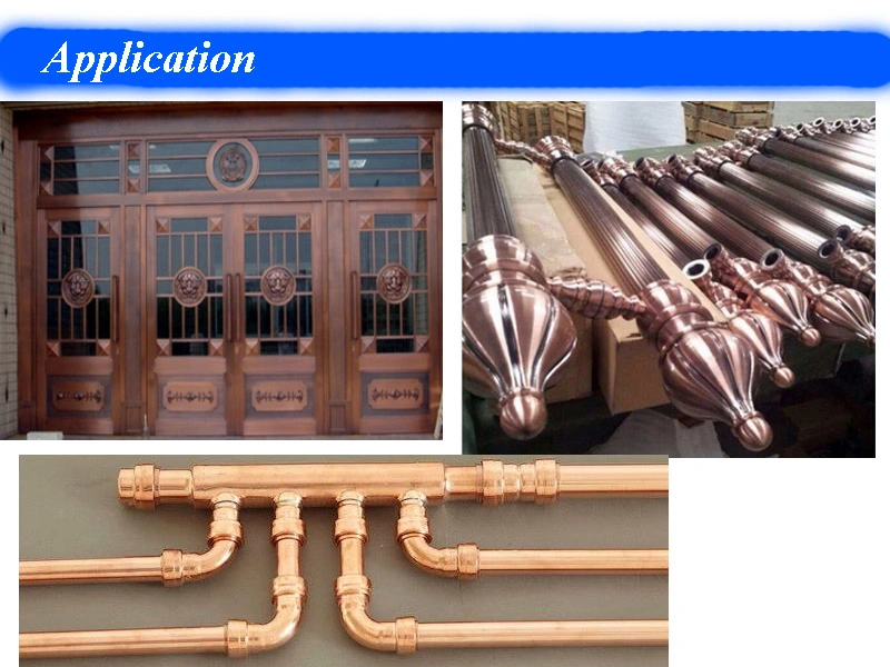 DIN 2.009 C11000 C10200 Red Copper Pipe for Oil Pipeline