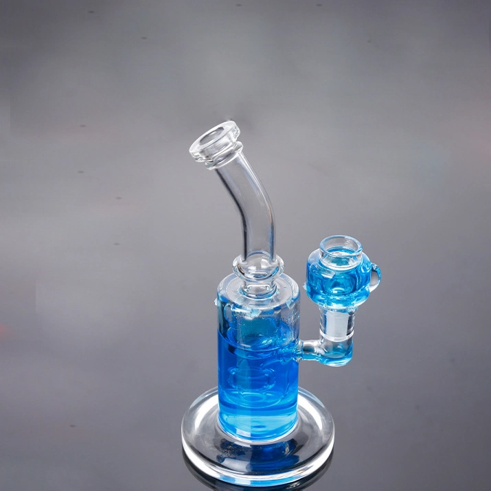 Factory Price Can Be Customized Oil Filled Glass Hookah Smoking Pipe Red Glass Smoking Water Pipe