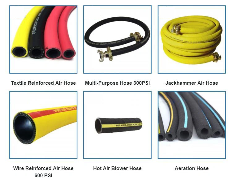 Top Factory Super Long Service Life Neoprene High Pressure Black Rubber Flexible Hose Air Hose Pipe