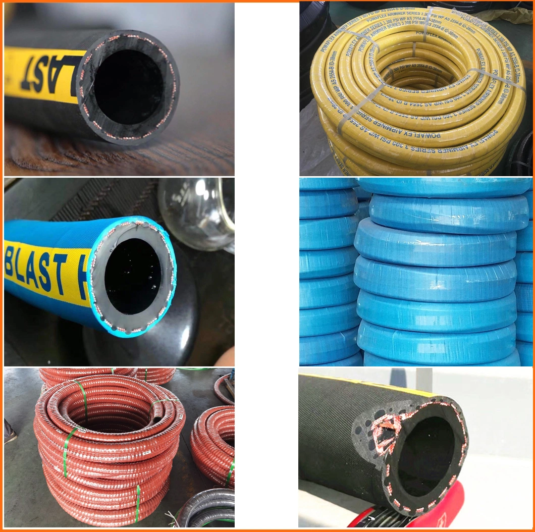 12 Bar Abrasive Sandblasting Hose Abrasion Resistant Sand Blast Hose