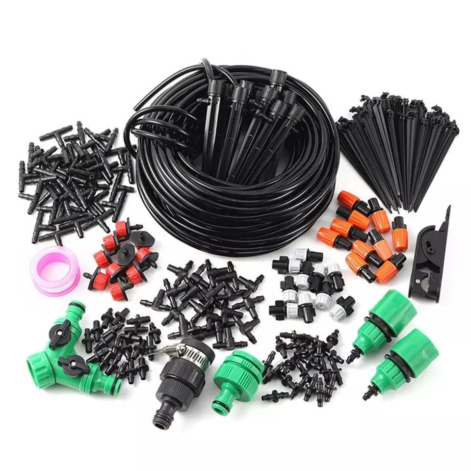 Flexible Rubber Garden Soaker Heavy-Duty 30m Garden Soaker Hose Kit