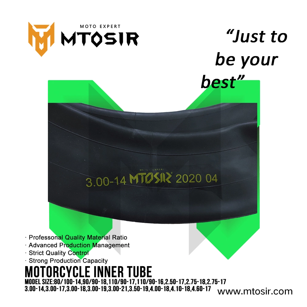 3.00-17 Inner Tube Hight Quality Natural Rubber Motorcycle Parts Camera Ar Moto