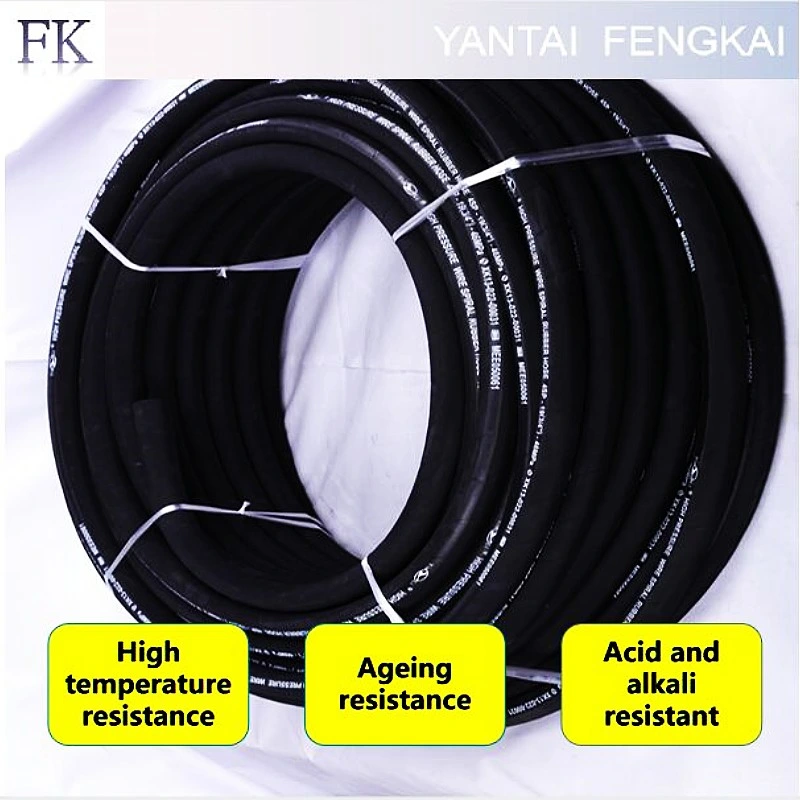 Oil Resistant Mining Machinery High Pressure Resistant Cord Clamp Hydraulic Hose