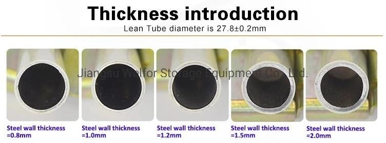 Flexible ESD Black Coated Tube for Rack System Lean Pipe with Joint Round Coated Tube