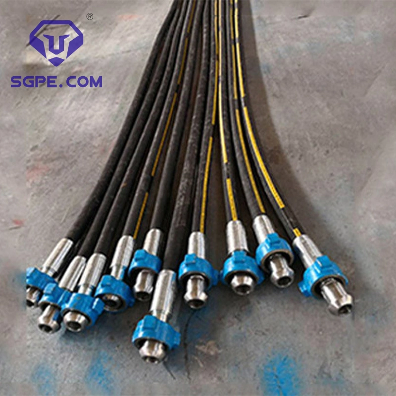 API 7K 2&quot; 105MPa Hydraulic Rotary Rubber Hose Drilling Hose for Oil Fields