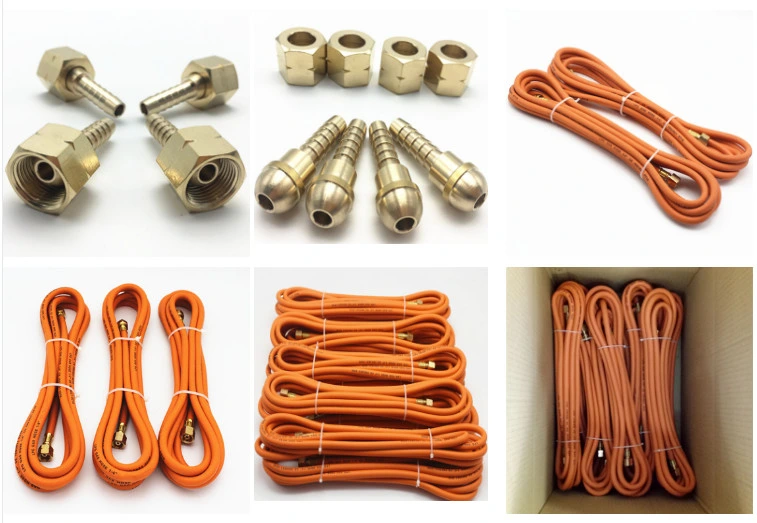 Orange Oil Resistant NBR Material LPG Gas Hose with 3/16&prime;&prime;