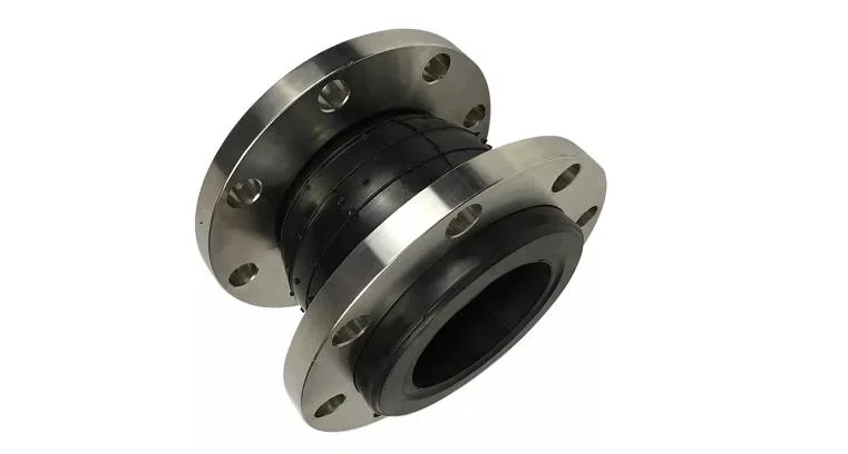 Flexible Coupling Single Ball Ss Carbon Steel Flanged Connector EPDM Rubber Expansion Joint with Flange