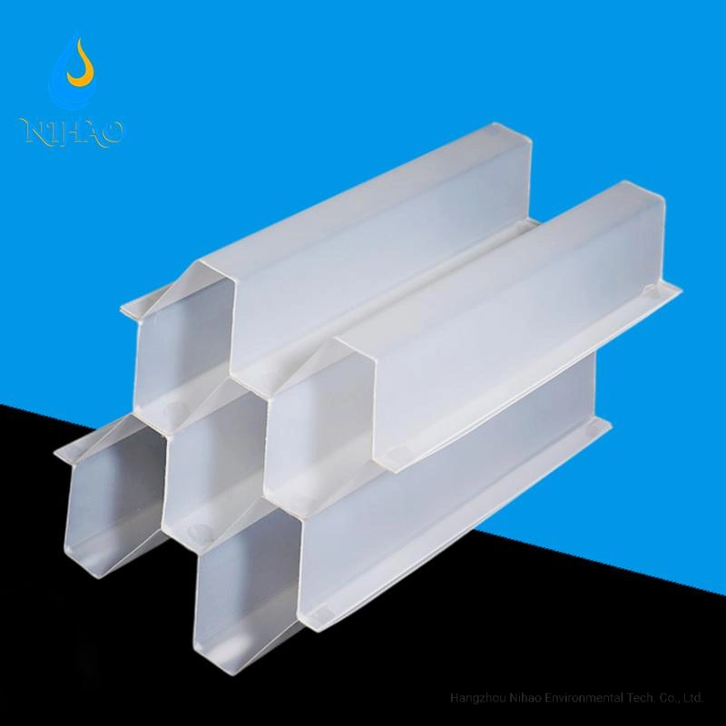 Plastic Inclined Water Clarifier Plate Packing Settler Lamella Clarifier Media Tube Settlers