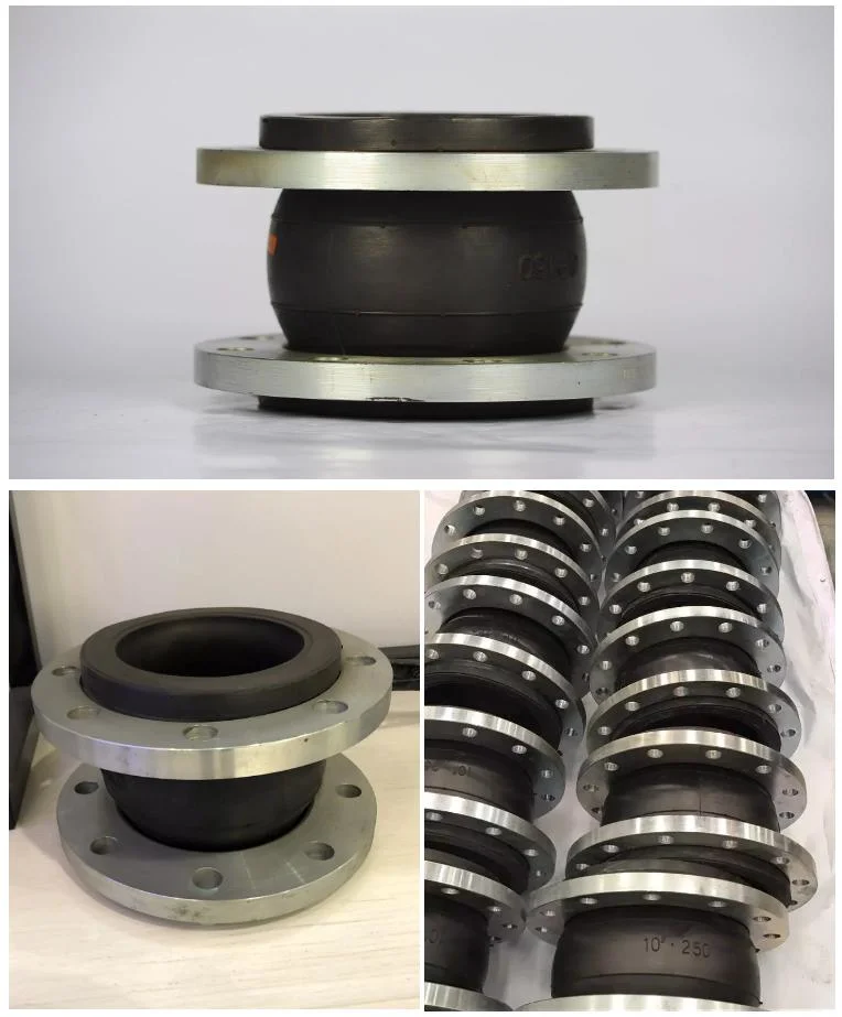 Flexible Coupling Single Ball Ss Carbon Steel Flanged Connector EPDM Rubber Expansion Joint with Flange