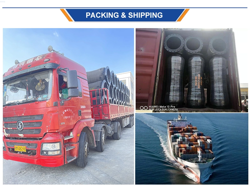 High Flexibility Sand/Slurry Dredging Oil Delivering Self Floating Rubber Hose