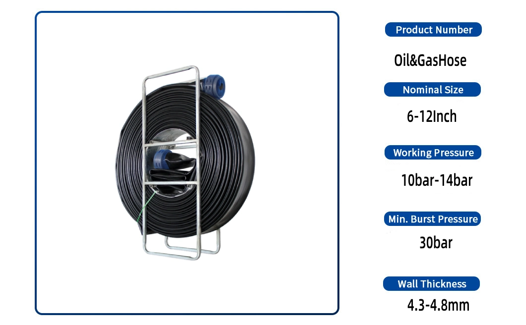 Large Diameter Oil Hose for Produced Water Transfer