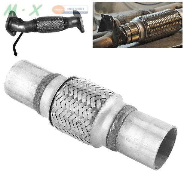 Universal Muffler Corrugation Stainless Steel Flexible Flexible Bellows Pipes with Nipples for Car Exhaust