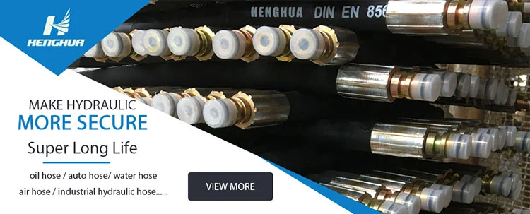 Henghua Hydraulic Hose: Highly Flexible Universal Hydraulic Hose, Compliant with DIN En 856 4sp/4sh, 3/8&quot; Diameter