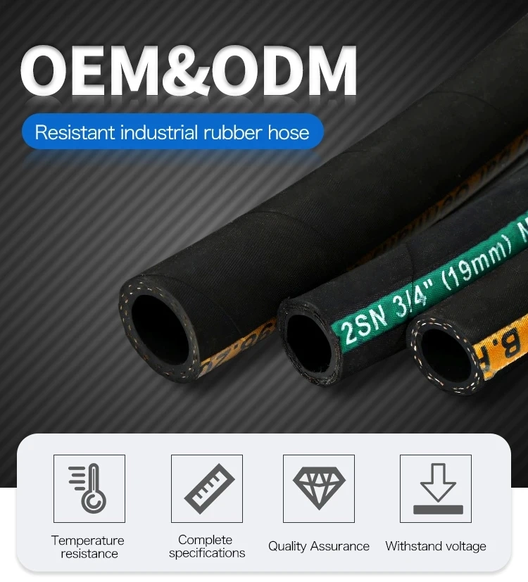 Pressure Hydraulic Hose Hydraulic Hose Water Jet Hydraulic Rubber Hose