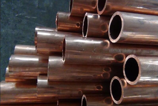 DIN 2.009 C11000 C10200 Red Copper Pipe for Oil Pipeline