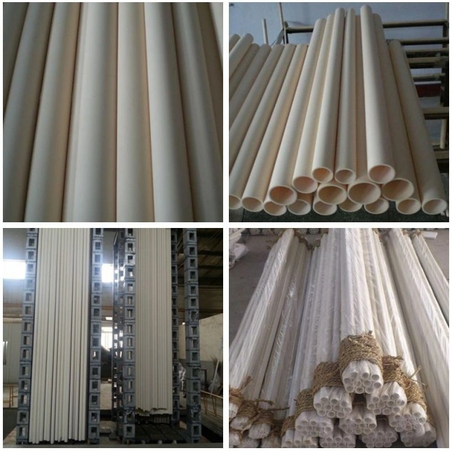 High Strength Alumina Ceramic Threaded Tubes for Industrial Kilns