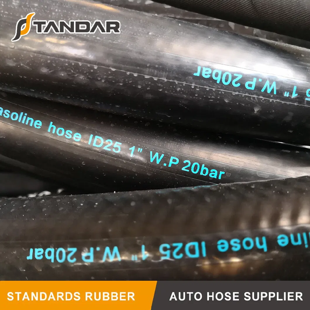 5/16 Inch En 857 2sc Flexible Oil Resistant Rubber Gates Blacksnake Bulk Hydraulic Gasoline Hose