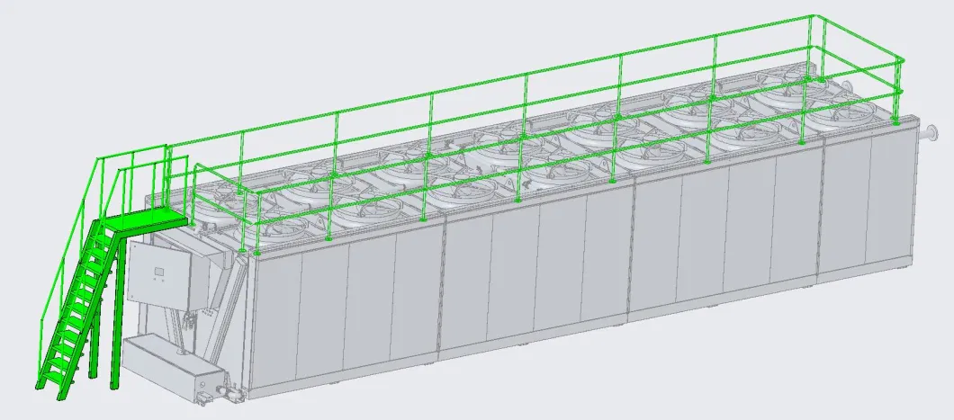 Copper Tube Aluminum Fin Dry Cooler for Data Center Immersion Cooling