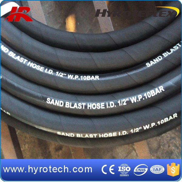 Heavy Duty Fabric Cover Hose Abrasion Resistant Sandblasting Hose