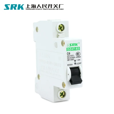 C45n Electric Mini Circuit Breaker MCB Dz47 3 Pole DIN Rail Breaker