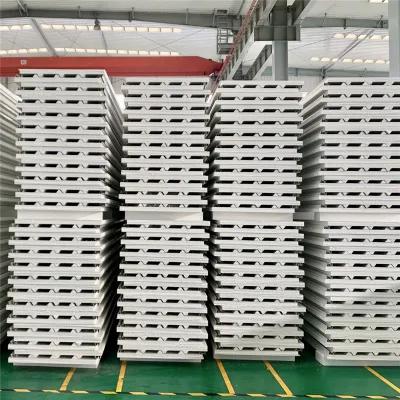Decorative Thermal Insulation Soundproof EPS/Polystyrene/PU/Polyurethane/Rockwool Fireproof Sandwich Panel Board for Building Materials