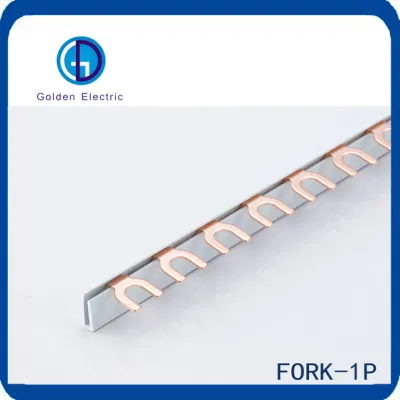 Terminal Block Connector Copper Busbar with U or Fork Type for MCB