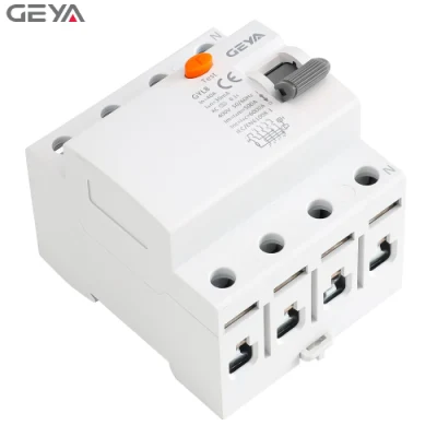 Geya Gyl8 High Quality 3p+N ELCB RCCB RCBO RCD 63AMP Circuit Breaker Electronic &amp; Magnetic IEC61009 RCCB