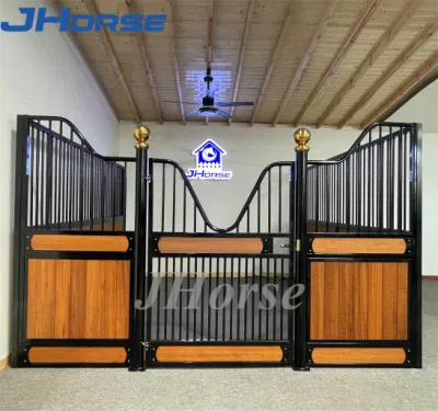 Customized Prefabricated Prefab Design Wooden Horse Stall Panels Barn Horse Stable Box