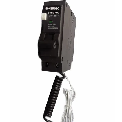 Middle Market 6ka 1p+N Plug in Type RCBO Black Color Circuit Breaker