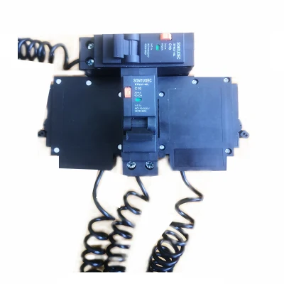 Middle Market 6ka 1p+N Plug in Type RCBO Black Color Circuit Breaker
