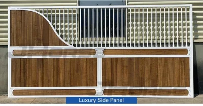 Customized Prefabricated Prefab Design Wooden Horse Stall Panels Barn Horse Stable Box