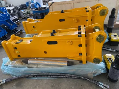 Homie CE Approved 20 Ton 30 Ton Korea Technology Side Top Silenced Box Type Excavator Hydraulic Rock Breaker Hydraulic Rock Hammer